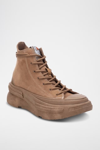 Baskets plateformes - Taupe
