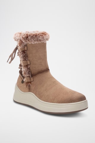 Bottines fourrées - Taupe