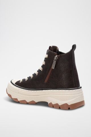 Baskets plateformes - Marron foncé
