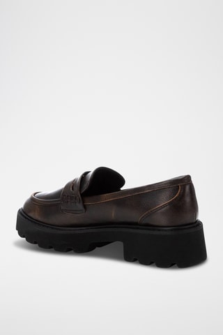 Mocassins plateformes - Marron