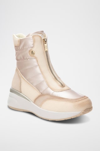 Bottines plateformes - Beige