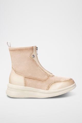 Bottines plateformes - Beige