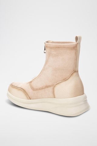 Bottines plateformes - Beige