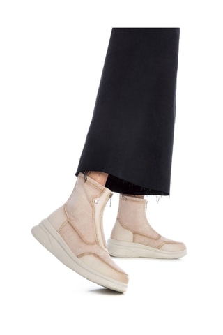 Bottines plateformes - Beige
