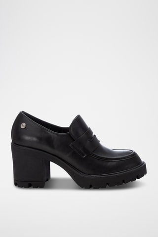 Mocassins à talons - Noir