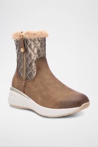 Bottines fourrées - Taupe