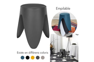 2 tabourets Eve - Gris