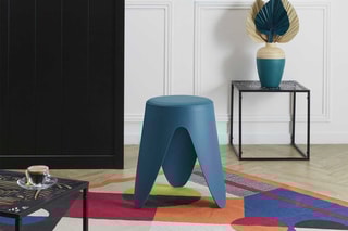 2 tabourets Eve - Bleu canard