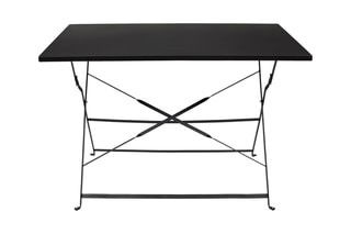 Mesa de refeição dobrável Palerme Preto