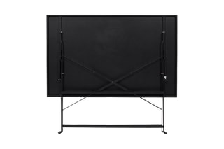 Mesa de refeição dobrável Palerme Preto