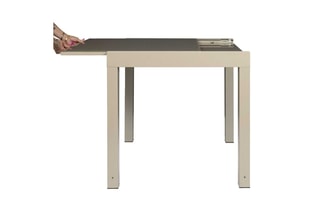 Mesa de jardim extensível Haria - 80 x 80-160 cm