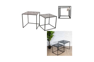 2 tables gigognes Havana - Noir