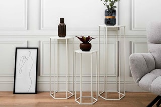 3 tables gigognes - Blanc