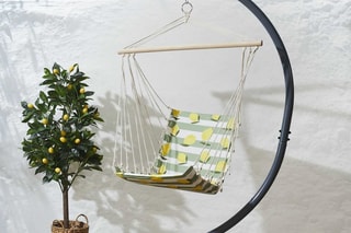 Chaise suspendue Citrons - Vert et jaune