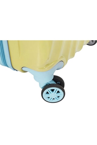 Valise cabine S - Jaune et bleu