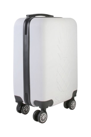 Valise cabine ananas 53 cm - 28 l - Blanc