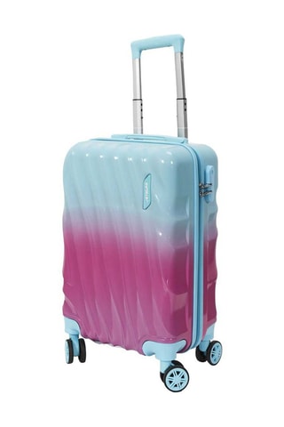 Valise cabine - Rose et bleu