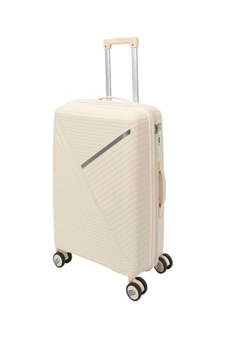 Set de 3 valises et vanity Chicago - Crème