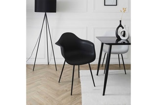 4 fauteuils Gustav - Noir