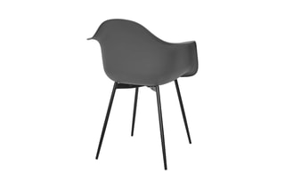 4 fauteuils Gustav - Gris foncé