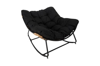 Fauteuil à bascule - Noir