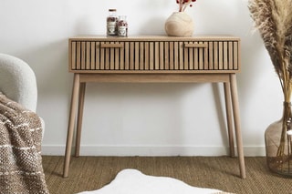 Console 2 tiroirs Klaus - Naturel
