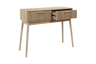 Console 2 tiroirs Klaus - Naturel