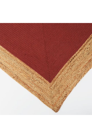 Tapis Patio - Rouge et beige - 120 x 170 cm