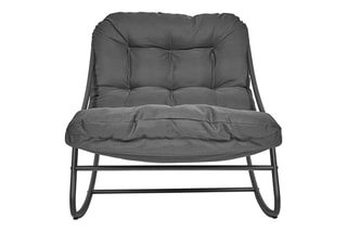 Fauteuil à bascule de jardin - 108 x 71,5 x 78 cm