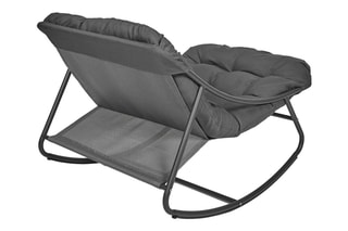 Fauteuil à bascule de jardin - 108 x 71,5 x 78 cm