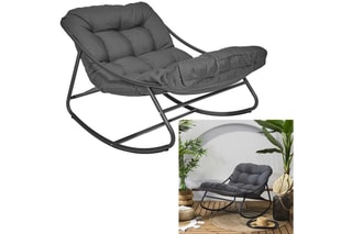 Fauteuil à bascule de jardin - 108 x 71,5 x 78 cm