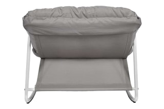 Fauteuil à bascule de jardin - 108 x 71,5 x 78 cm