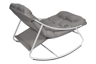 Fauteuil à bascule de jardin - 108 x 71,5 x 78 cm
