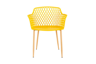 4 cadeirões de exterior Malaga Amarelo