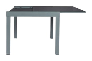 Mesa de jardim extensível Haria - Cinzento