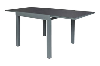 Mesa de jardim extensível Haria - Cinzento