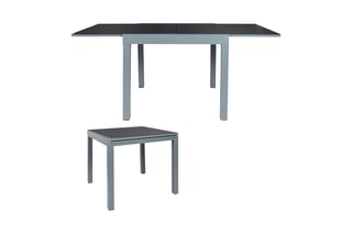 Mesa de jardim extensível Haria - Cinzento