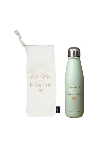 Bouteille isotherme en acier inoxydable - 50 cl - Coloris aléatoire