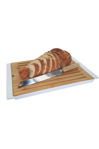 Planche à pain en bambou et couteau - 38 cm