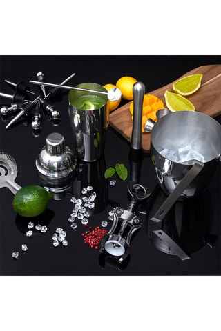Set à cocktail en acier inoxydable - 16 pièces