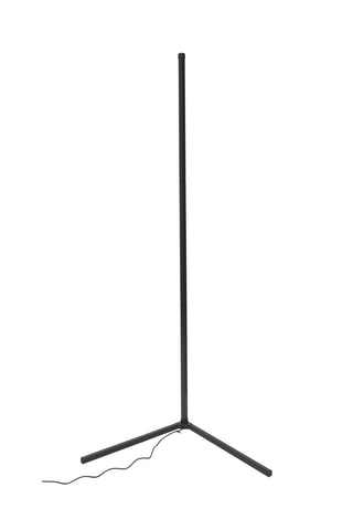 Lampadaire tube LED connecté - Noir