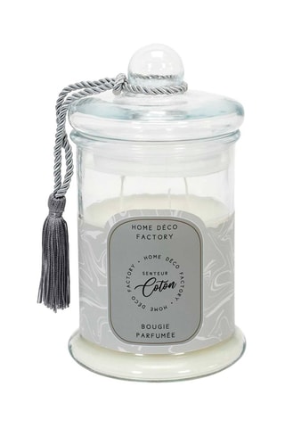 Bougie parfumée bonbonnière - Fleur de coton