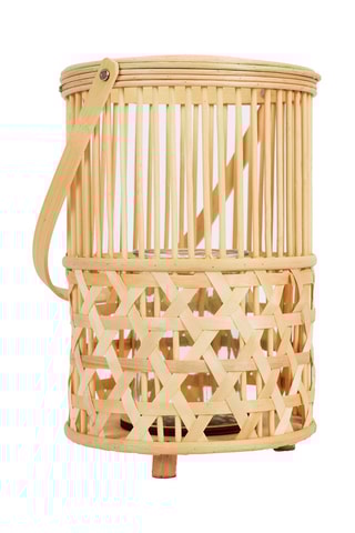 Lanterne en bambou 21 x 21 x 51 cm - Naturel