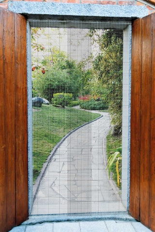 2 moustiquaires découpables pour porte 220 x 120 cm