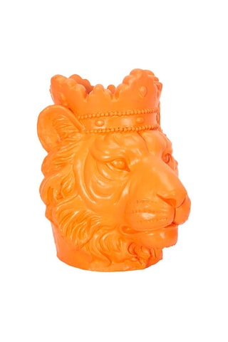 Pot de fleurs lion Magnesa - 35 cm - Orange