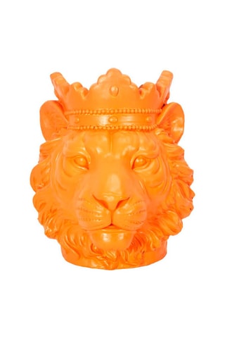 Pot de fleurs lion Magnesa - 35 cm - Orange