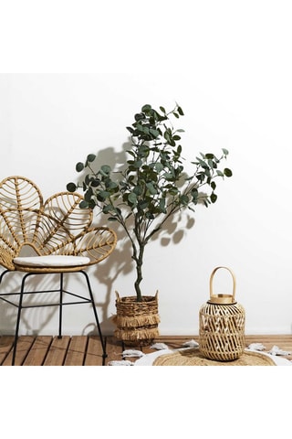 Arbre d'eucalyptus artificiel - 130 cm - Vert