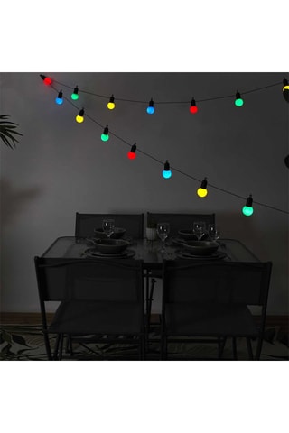 Guirlande solaire d'extérieur LED - 20 LED - 1,67 m