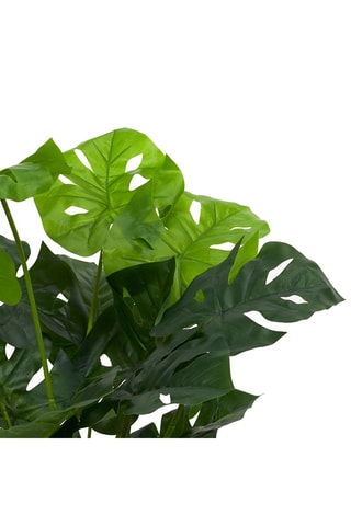 Monstrera artificiel - Vert, marron et noir