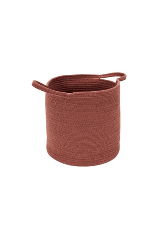 3 paniers - Terracotta, ocre et ivoire